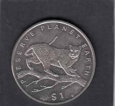 Beschrijving: 1 Dollar  LEOPARD